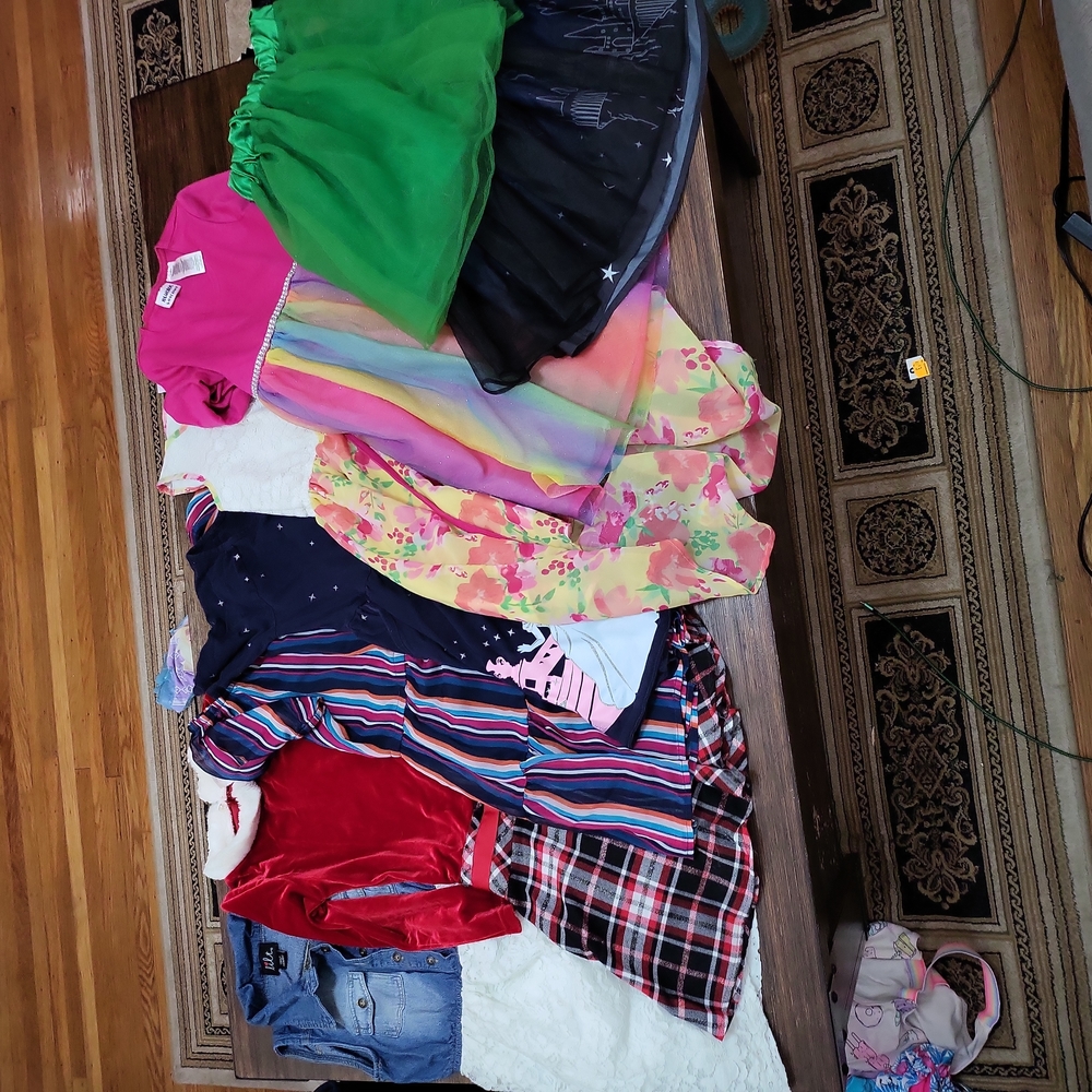 Lot of Girls 6/6X dresses and skirts.